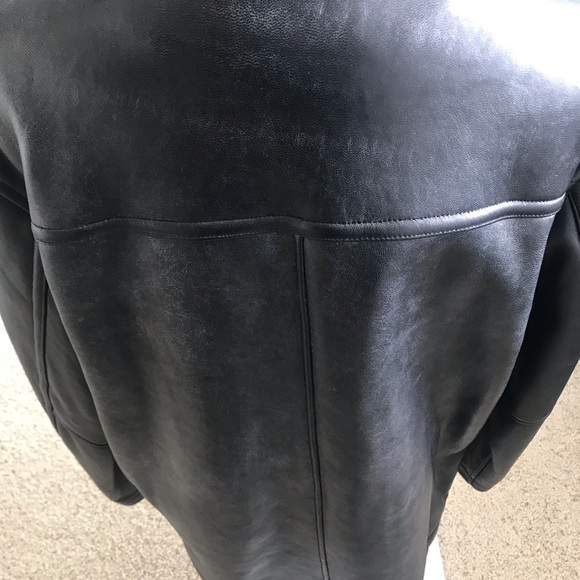 Vintage J Crew Leather Jacket Excellent Condition Large - Picture 13 of 16